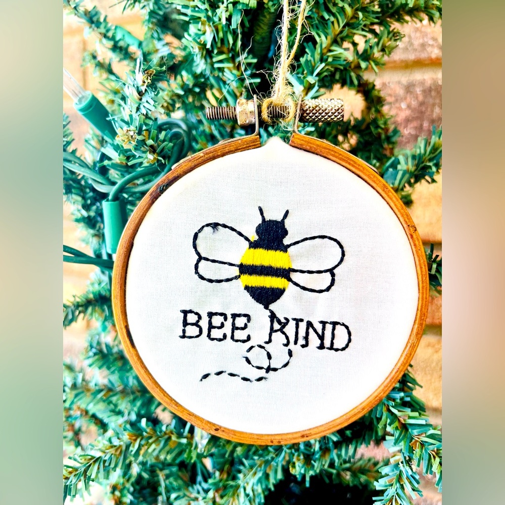 *Bee Kind Sampler Ornament